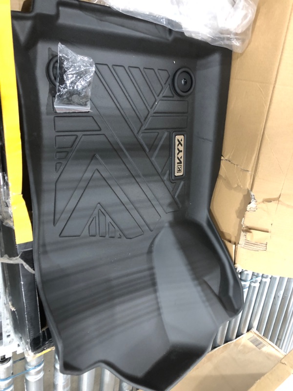 Photo 2 of KYX Floor Mats Fits for 2016-2021 Grand Cherokee (Not fits for Grand Cherokee L)/Durango (2nd Row Bench Seating), All Weather Protection Floor Liners 1st and 2nd Row Front & Rear, Car Mats TPE Black