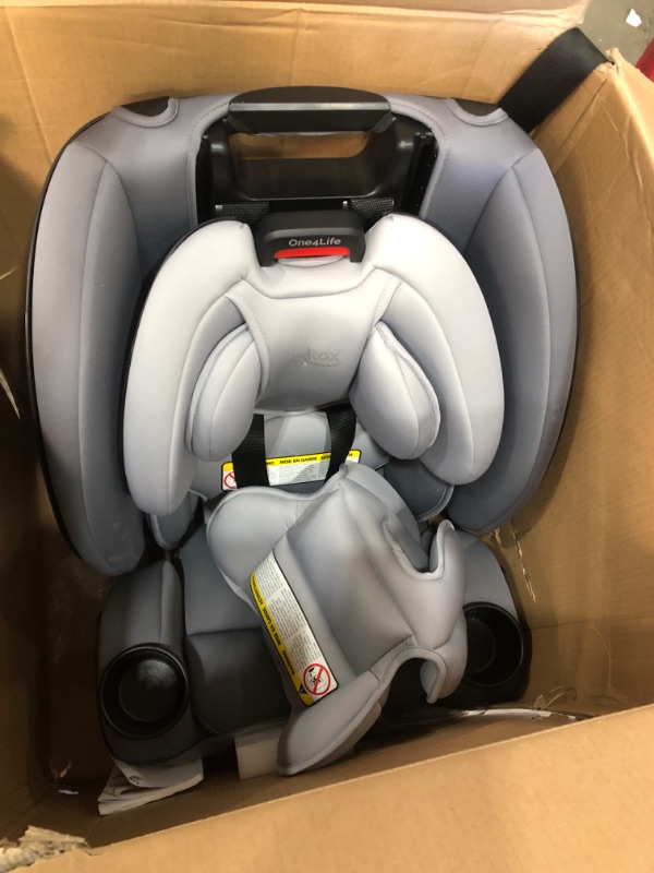 Photo 1 of Britax One4Life Convertible Car Seat, 10 Years of Use from 5 to 120 Pounds, Converts from Rear-Facing Infant Car Seat to Forward-Facing Booster Seat, Machine-Washable Fabric, Glacier Graphite
