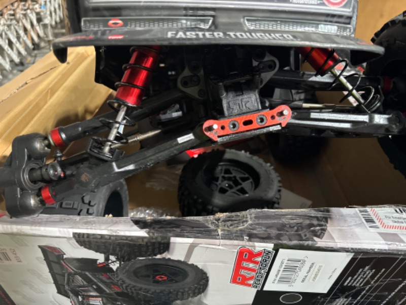 Photo 7 of **PARTS ONLY**READ NOTES**ARRMA RC Truck Outcast 4X4 8S BLX 1/5 Stunt Truck Black RTR(Transmitter and Receiver Included, 