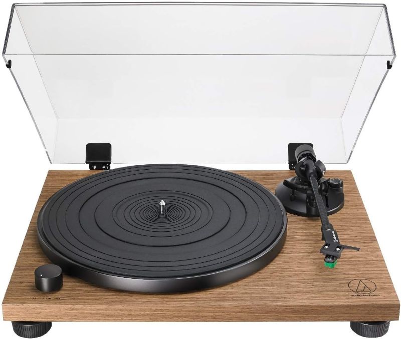 Photo 1 of (READ FULL POST) Audio-Technica AT-LPW40WN Fully Manual Belt-Drive Turntable, 2 Speeds, Dynamic Anti-Skate Control, Carbon-Fiber Tonearm Walnut
