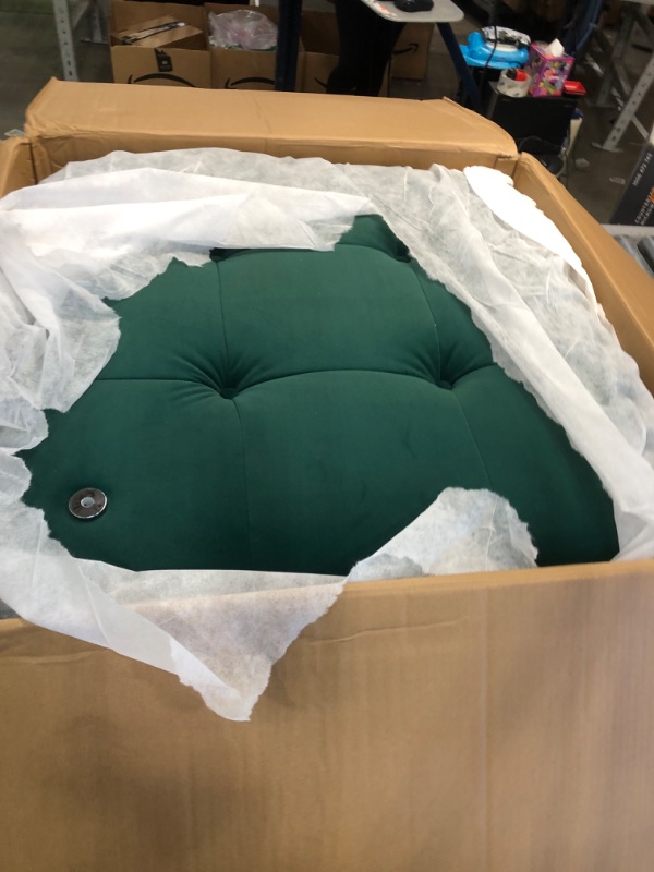Photo 2 of ***SEE NOTES*** Eafurn Free Combination Modular Sectional Sofa, L Shaped Cloud Couch with Reversible Ottoman,4 Seater Button Tufted Corner Sofa&Couches for Comfy Upholstery Living Room Furniture Sets, Green Velvet Free Combination Modular Sectional Sofa G