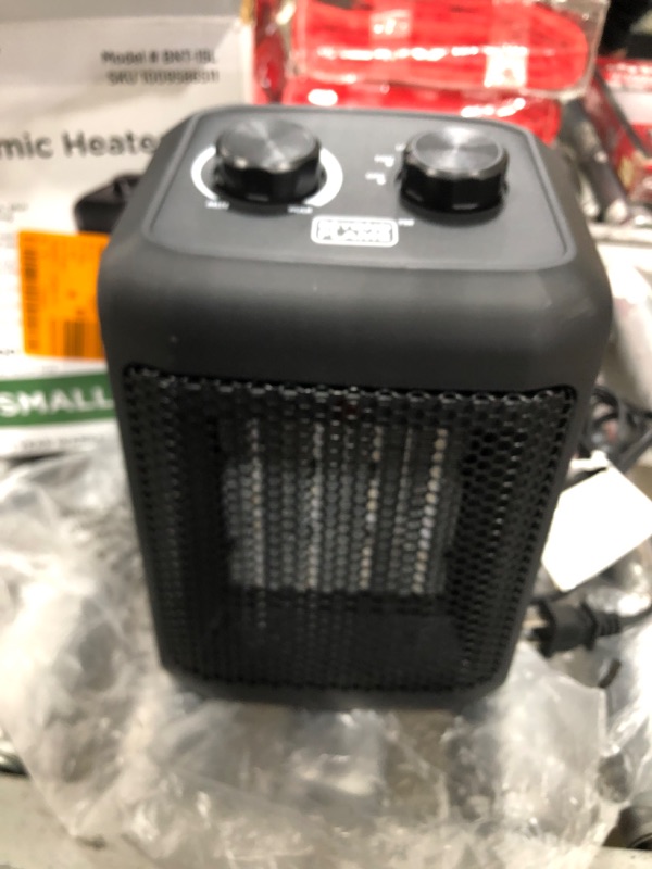 Photo 2 of 
1500-Watt Electric Personal Ceramic Space Heater. In good condition. 