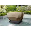 Photo 1 of 35.25 in. L x 35.25 in. W x 18 in. H Beige Patio Square Fire Pit Cover