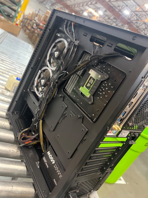 Photo 5 of ***PARTS ONLY, NOT FUNCTIONAL, MISSING THE FRONT PANELS & SCREWS, MISSING CPU** CyberPowerPC Gamer Xtreme VR Gaming PC, Intel Core i7-13700F 2.1GHz, GeForce RTX 4060 Ti 16GB, 16GB DDR5, 1TB NVMe SSD, Wi-Fi Ready & Windows 11 Home (GXiVR8040A14)