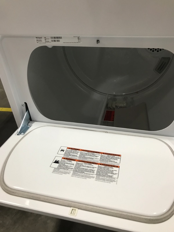 Photo 4 of Whirlpool 7-cu ft Electric Dryer (White)
