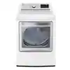 Photo 1 of LG TurboSteam 7.3-cu ft Steam Cycle Smart Electric Dryer (White) ENERGY STAR
