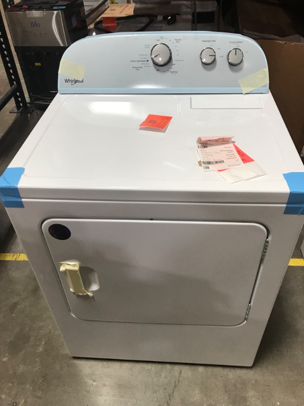 Photo 2 of Whirlpool 7-cu ft Electric Dryer (White)
