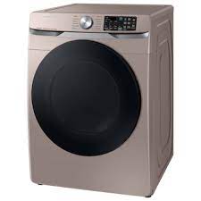 Photo 1 of Samsung 7.5-cu ft Stackable Steam Cycle Smart Electric Dryer (Champagne)
