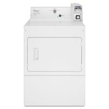 Photo 1 of Whirlpool Commercial 7.4-cu ft Coin-Operated Electric Commercial Dryer (White)
