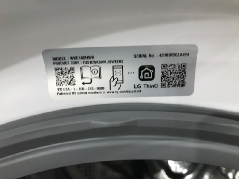 Photo 8 of LG WashTower Electric Stacked Laundry Center with 4.5-cu ft Washer and 7.4-cu ft Dryer (ENERGY STAR)
