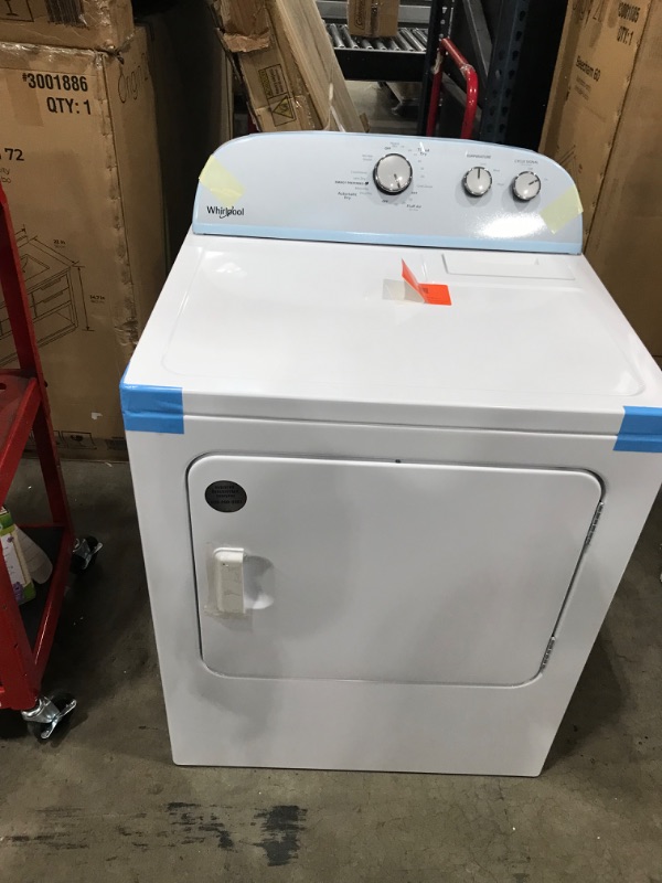 Photo 2 of Whirlpool 7-cu ft Electric Dryer (White)
