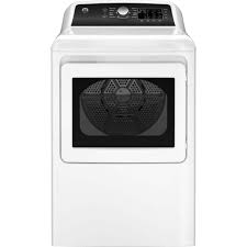 Photo 1 of GE 7.4-cu ft Electric Dryer (White)
