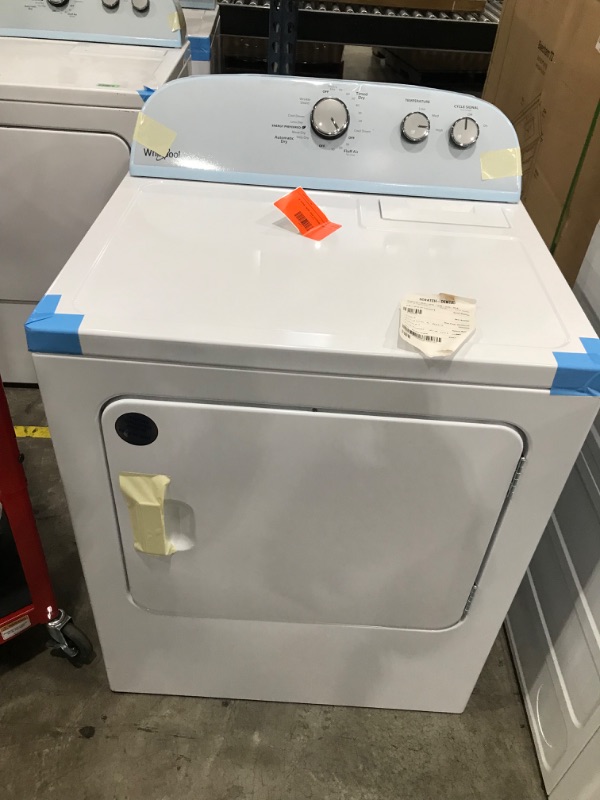 Photo 2 of Whirlpool 7-cu ft Electric Dryer (White)
