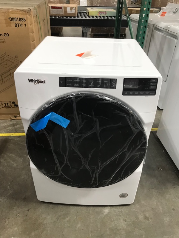 Photo 2 of Whirlpool 7.4-cu ft Stackable Electric Dryer (White) ENERGY STAR
