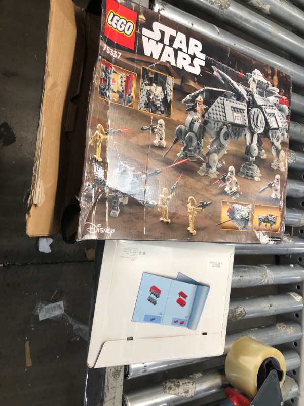 Photo 2 of **POSSIBLE MISSING PIECES/SOME BAGS OPEN**  LEGO Star Wars at-TE Walker 75337 Building Toy Set for Kids, Boys, and Girls Ages 9+ (1,082 Pieces) Standard Packaging