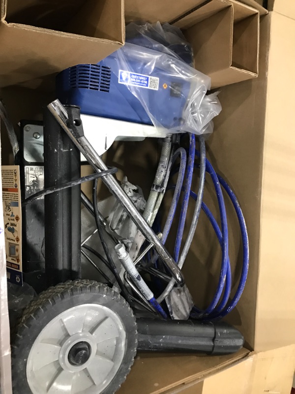 Photo 2 of ***SEE NOTE*** Graco Magnum 262805 X7 Cart Airless Paint Sprayer, Gray Magnum X7 Airless Paint Sprayer