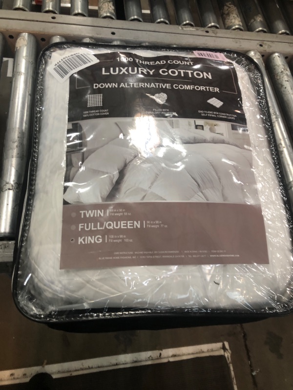 Photo 1 of 1000 Thread Count Cotton King Sized Down Comforter 
