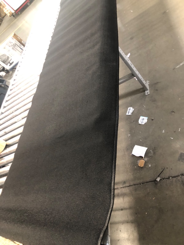 Photo 1 of 32" x 10' Black Rug Runner 