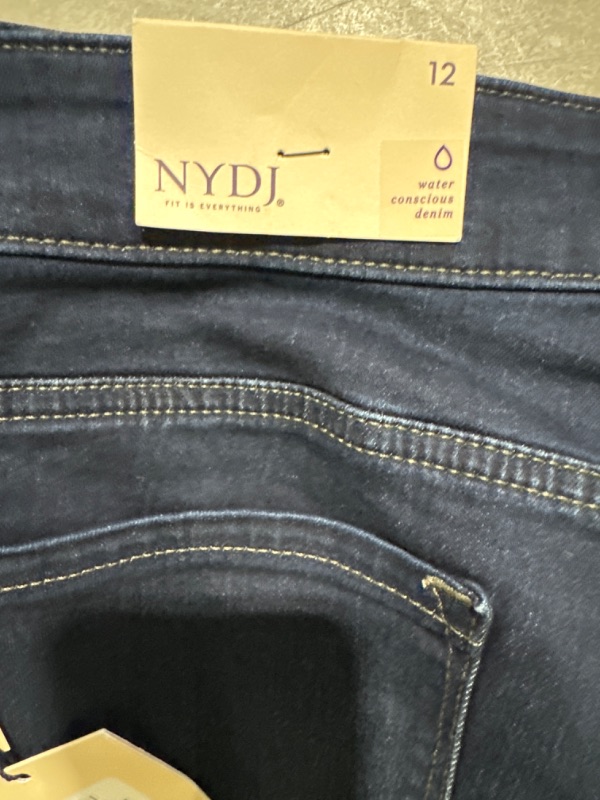 Photo 2 of ***USED LIKE NEW***NYDJ Women's Teresa Trouser Jeans in Premium Denim ***12 ***Burbank Wash