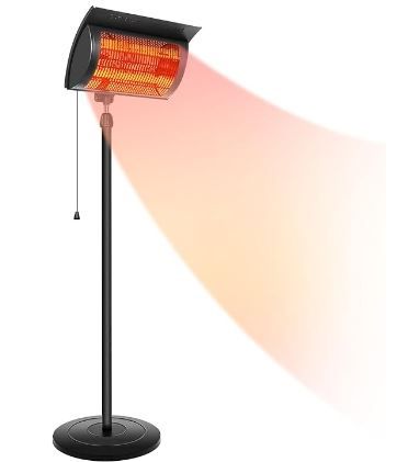 Photo 1 of * important * see clerk notes *
Simple Deluxe Standing Heater Patio Outdoor Balcony, Courtyard with Overheat Protection, 750W/1500W