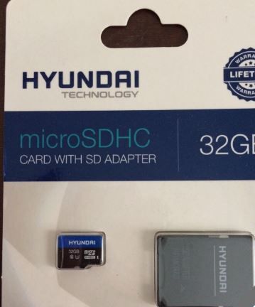 Photo 1 of **MISSING ADAPTER**  Hyundai 32GB MicroSDHC UHS-I Memory Card With Adapter, 90MB/S (U3), UHD, A1, V30 - Up To 30MB/S Write Speeds For Fast Shooting. Full UHD Ready With UHS Speed Class 3 (U3) And Video Speed Class 30 (V30). Rated A1 For Faster Loading And