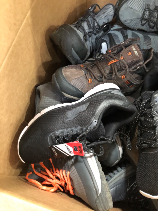 Photo 2 of Box Full of NEW/USED Men's, Women's, and Kid's Boots/Shoes  ***NO RETURNS/REFUNDS**  