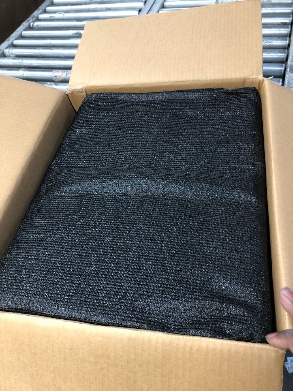 Photo 1 of AmazonCommercial Heavy Duty Black Knitted Mesh Tarp