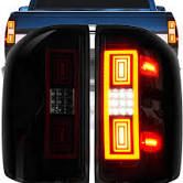 Photo 1 of Bomusou LED Tail Light + 3rd Brake Light Kit for 2014-2018 Chevy Silverado 1500 2500 HD 3500 HD, 2015-2018 GMC Sierra 3500 HD with Dual Wheel, Taillights + High Mount Stop Light 3 Pcs, Smoke Lens Smoke Tail Light+ Smoke 3rd Brake Light