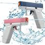 Photo 1 of 2 Pack Squirt Guns Water Soaker for Summer Long Range Shooting Games Outdoor Toys Water Pistol for Kids Adults