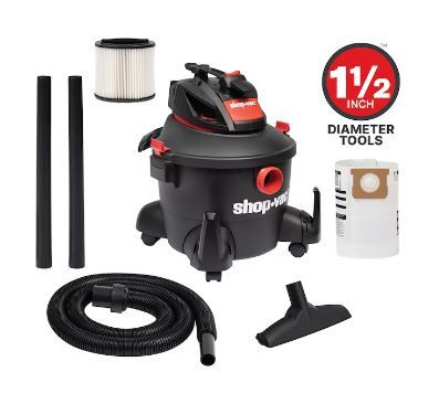 Photo 1 of *READ NOTES* Shop-Vac 6-Gallons 3.5-HP Corded Wet/Dry Shop Vacuum with Accessories Included