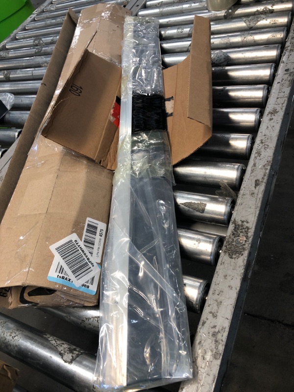 Photo 1 of 4 Sets x 39.37 Inches Brown Net Hair Width 1.5 Inches Door Brush Sweeps Seal Garage Roll Up Door Brush Barn Door Seal Brush Sweep (4 Sets, 1.5 Inches)
