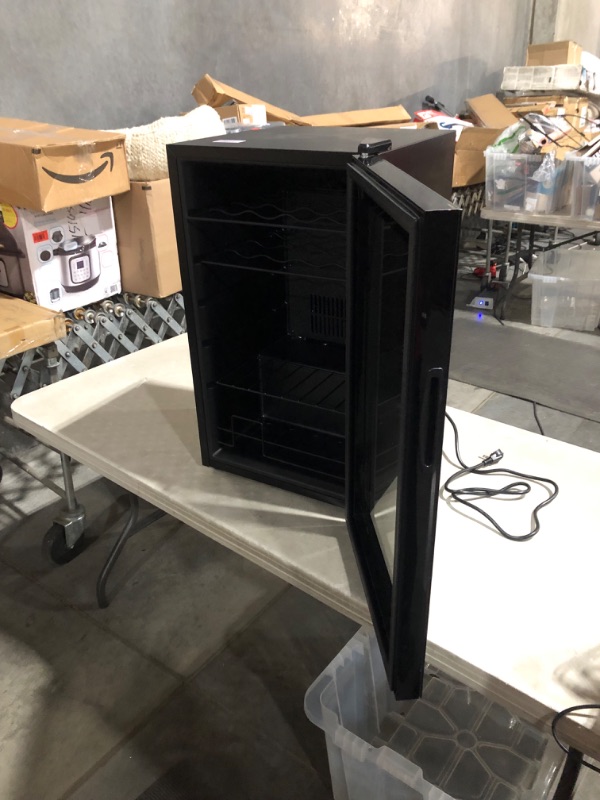 Photo 1 of ***DAMAGED - DOESN'T GET COLD - SEE COMMENTS***
Newair 24 Bottle Wine Cooler Refrigerator | Shadow Series | Black