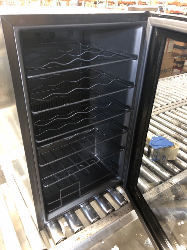 Photo 2 of ***DAMAGED - DOESN'T GET COLD - SEE COMMENTS***
Newair 24 Bottle Wine Cooler Refrigerator | Shadow Series | Black