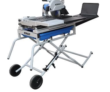 Photo 1 of ***parts only***Kobalt 15-Amp 10-in-Blade Corded Wet Sliding Table Tile Saw with Stand