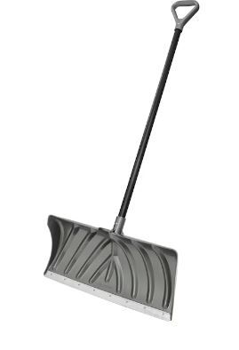 Photo 1 of ***USED - BENT - WARPED - NO PACKAGING***
Suncast 24-in Poly Snow Shovel with 56-in Steel Core Handle