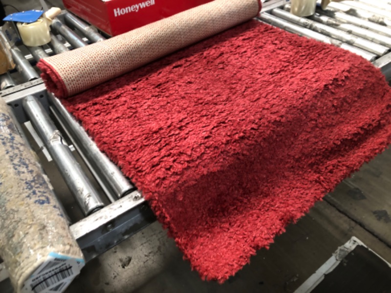 Photo 1 of 2'8" x 8' Red Rug Runner