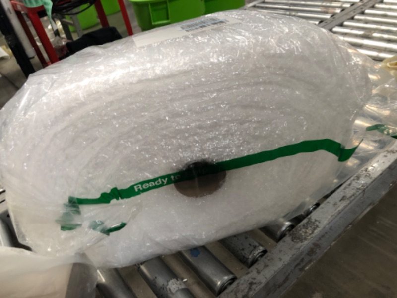 Photo 2 of **ONLY THE BUBBLE WRAP**  Amazon Basics Perforated Bubble Cushioning Wrap - Small 3/16", 12-Inch x 175-Foot Long Roll & Amazon Basics Moving Boxes - Large, 20"x20"x15"/12 pack
