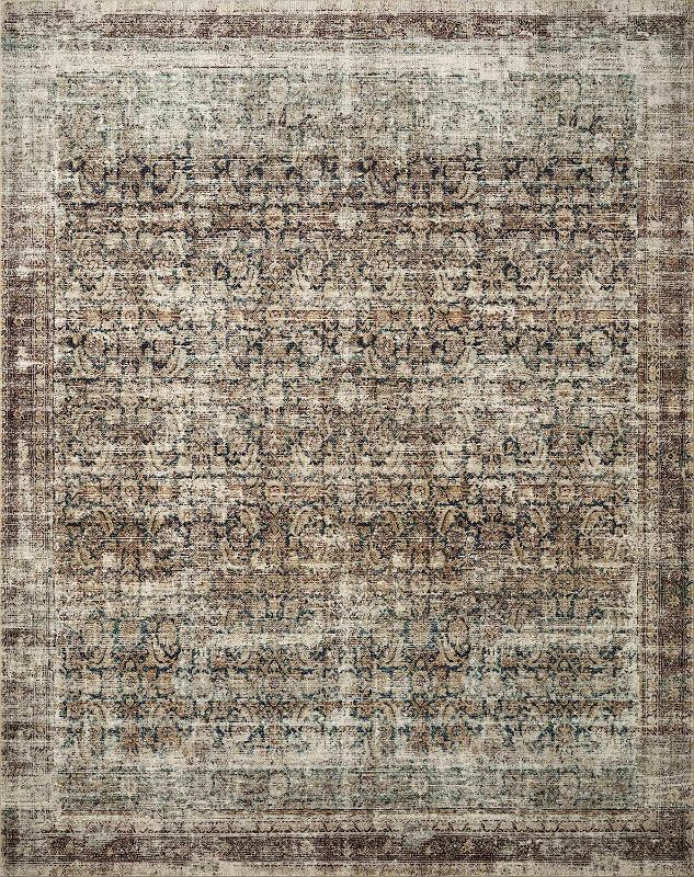 Photo 1 of ***USED - DIRTY - NO PACKAGING***
Loloi Amber Lewis x Morgan Navy/Sand 5'-0" x 7'-0" Area Rug