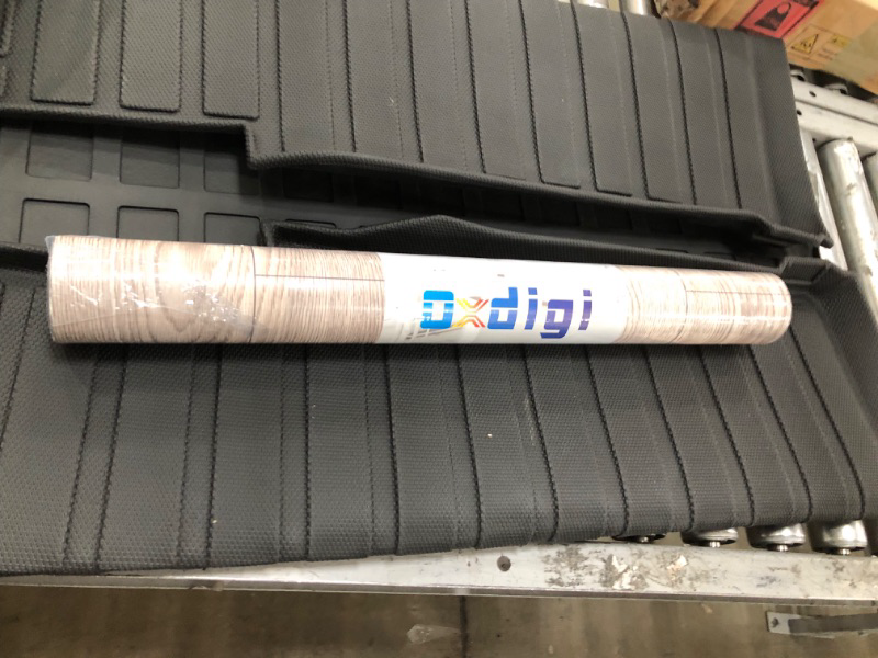 Photo 2 of Oxdigi Peel and Stick Vinyl Flooring Roll 24"x 393"/ 64 Sq.Ft, Self Adhesive Vinyl Wood Flooring Planks
