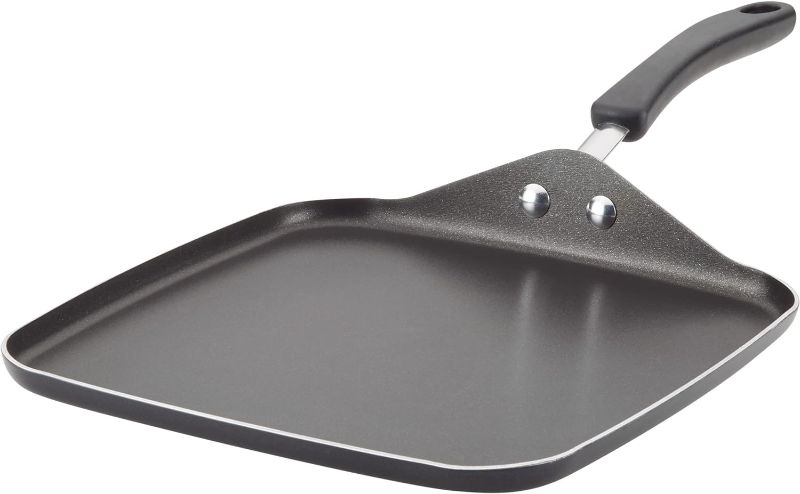 Photo 1 of **MINOR DAMAGE**READ NOTES**
Farberware Cookstart DiamondMax Nonstick Square Deep Grill Pan/Griddle, Dishwasher Safe, 11 Inch - Black
