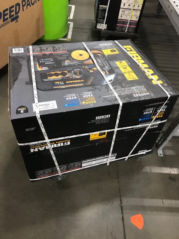 Photo 2 of Firman Hybird 7500-Watt Portable Generator