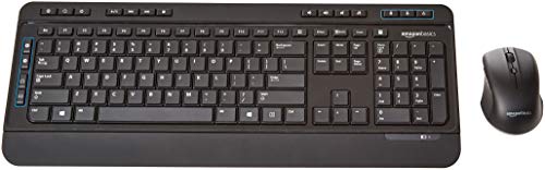 Photo 1 of AmazonBasics Wireless Computer Keyboard and Mouse Combo - Full Size - US Layout (QWERTY)
