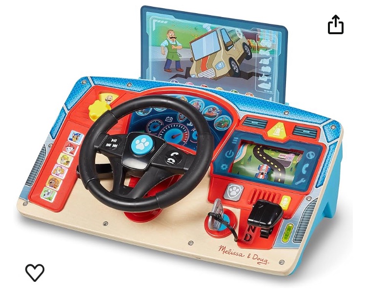 Photo 1 of **SEE NOTES**Melissa & Doug PAW Patrol Rescue Mission Wooden Dashboard - Activity Board, Toddler Sensory Toys, Pretend Play Driving Toy For Kids Ages 3+