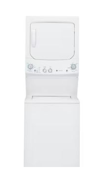 Photo 1 of GE Electric Stacked Laundry Center with 3.8-cu ft Washer and 5.9-cu ft Dryer
