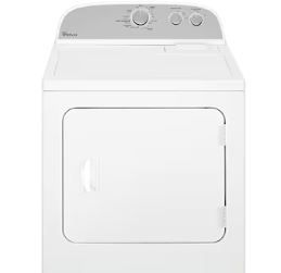 Photo 1 of Whirlpool 7-cu ft Electric Dryer (White)
