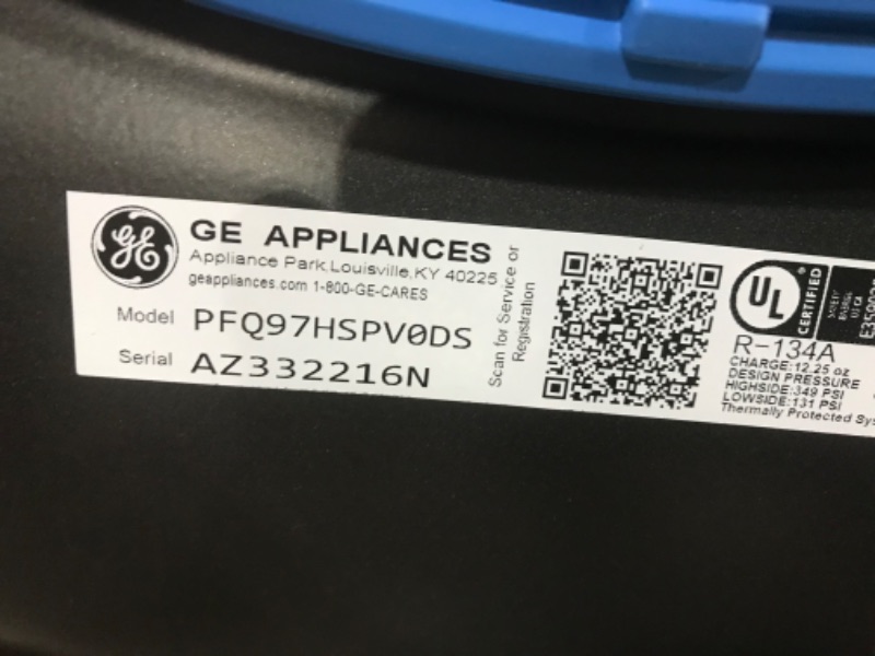 Photo 9 of SEE NOTES GE Profile 4.8-cu ft Capacity Carbon Graphite Ventless All-in-One Washer/Dryer Combo ENERGY STAR
