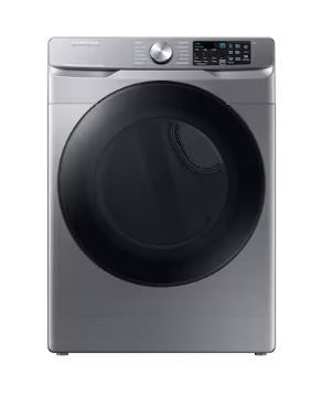 Photo 1 of SCRATCHED TOP Samsung 7.5-cu ft Stackable Steam Cycle Smart Electric Dryer (Platinum)
