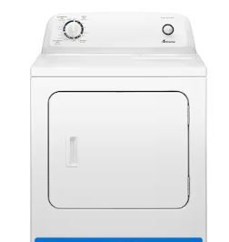 Photo 1 of Amana 6.5-cu ft Electric Dryer (White)
