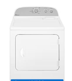 Photo 1 of Whirlpool 7-cu ft Electric Dryer (White)
