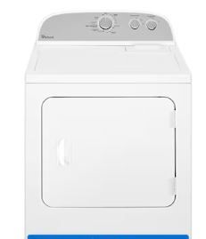 Photo 1 of Whirlpool 7-cu ft Electric Dryer (White)
